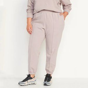 Old Navy plus size dusty pink high waisted fleece jogger sweatpants 2X